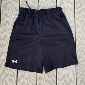 Under Armour Boys Shorts Heat Gear Youth Large Loose Fit HeatGear Black NWT
